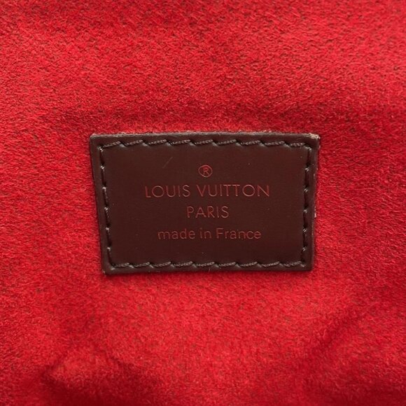 LOUIS VUITTON Trevi Size PM Damier Ebene Canvas Red N51997 - Picture 14 of 16